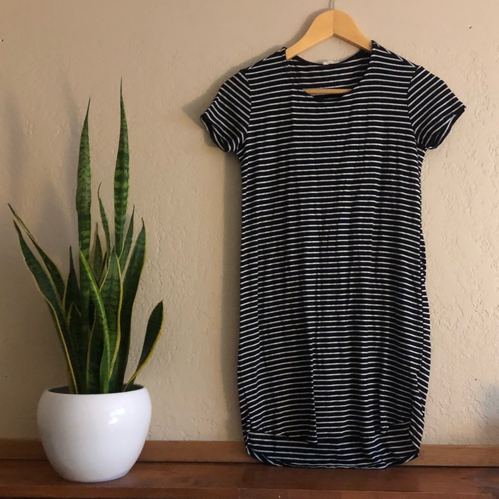 Striped T-shirt Dress